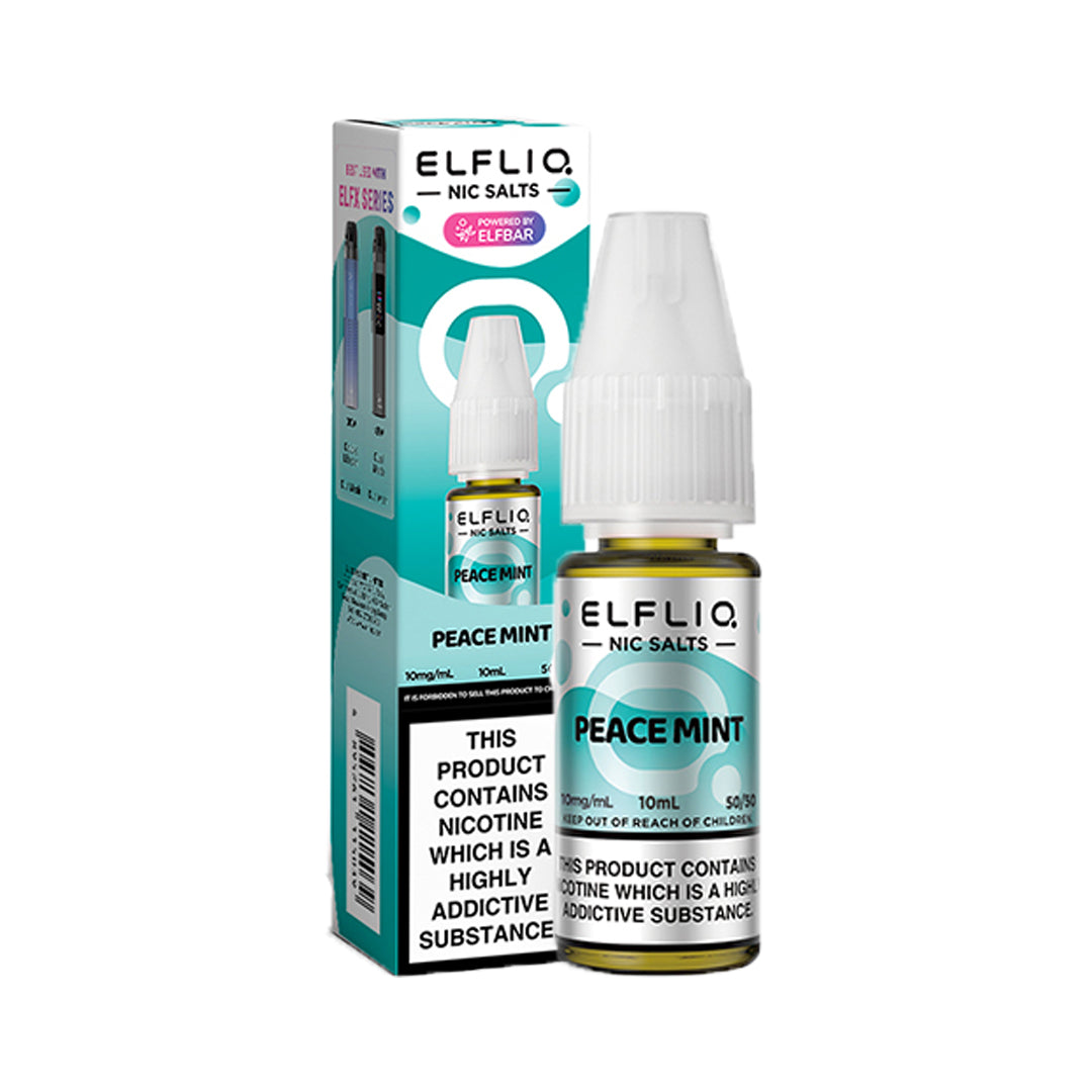 Elf Bar Elfliq Peace Mint Nic Salts 10ml | The Ace of Vapez Distro