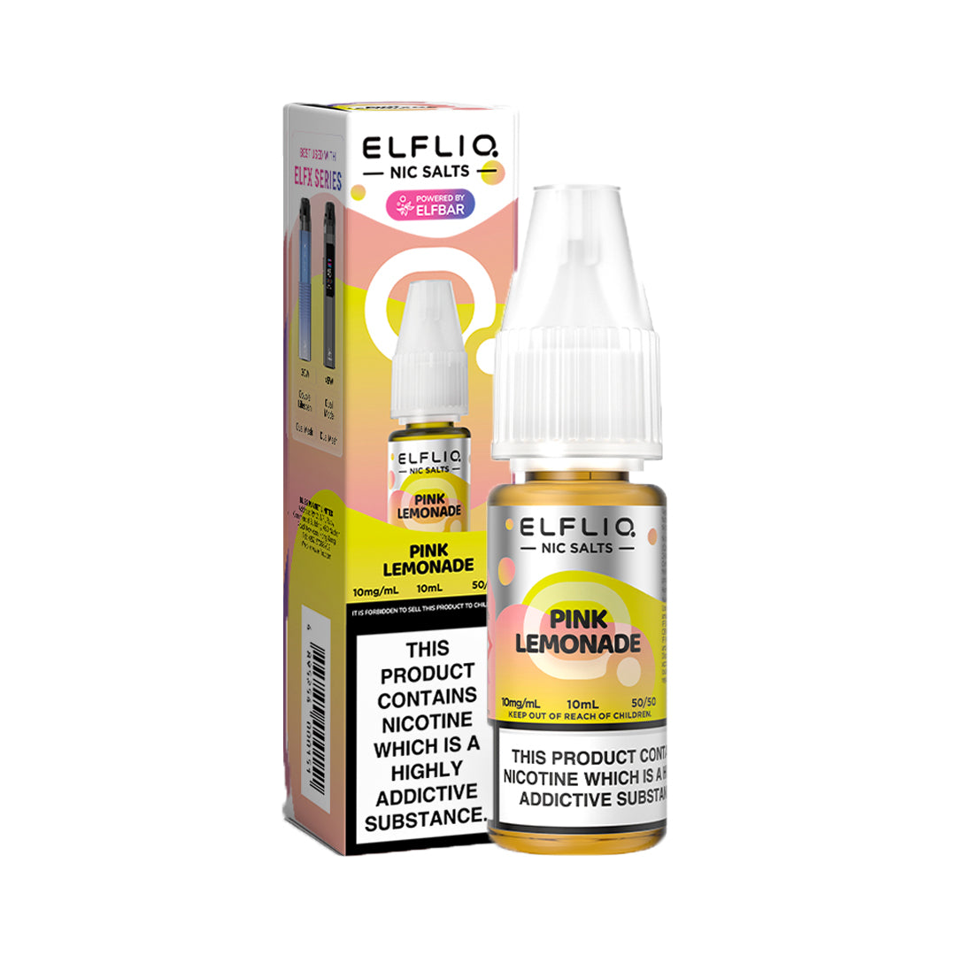 Elf Bar Elfliq Pink Lemonade Nic Salts 10ml | The Ace of Vapez Distro