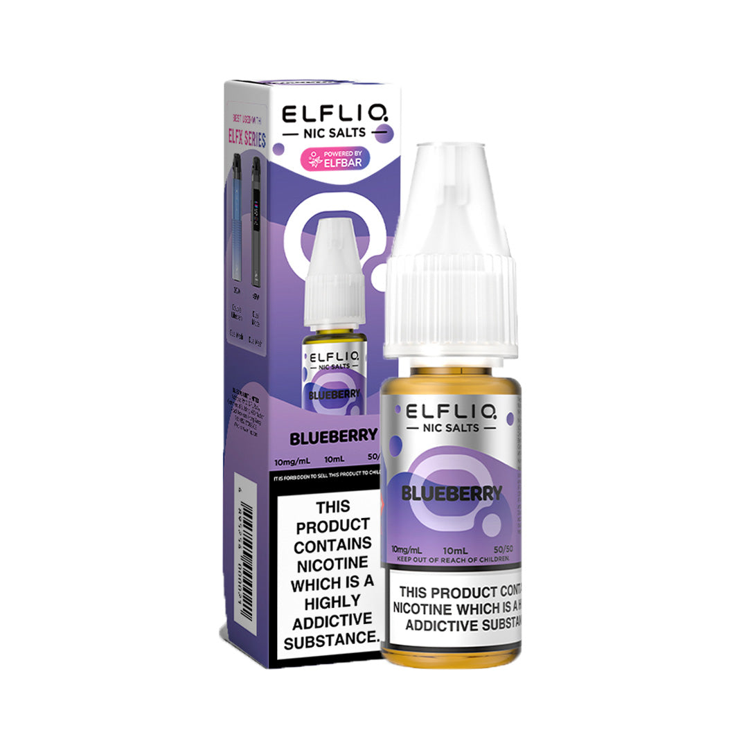 Elf Bar Elfliq Blueberry Nic Salts 10ml | The Ace of Vapez Distro