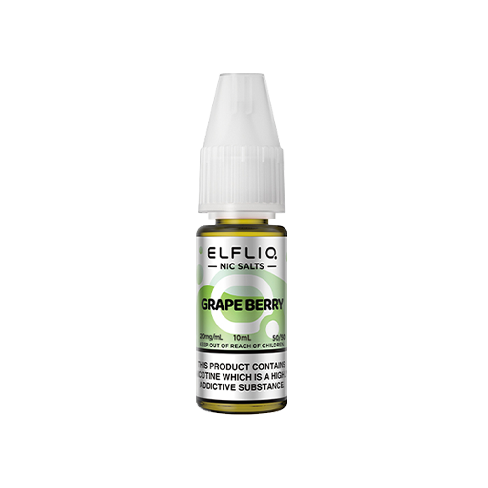 Elf Bar Elfliq Grape Berry Nic Salts 10ml  | The Ace of Vapez Distro