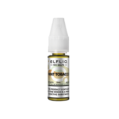 Elf Bar Elfliq Mint Tobacco Nic Salts 10ml  | The Ace of Vapez Distro