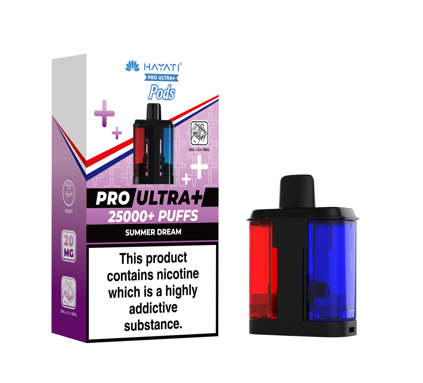 Hayati Pro Ultra Plus 25k Refill Pods Summer Dream | The Ace of Vapez Distro