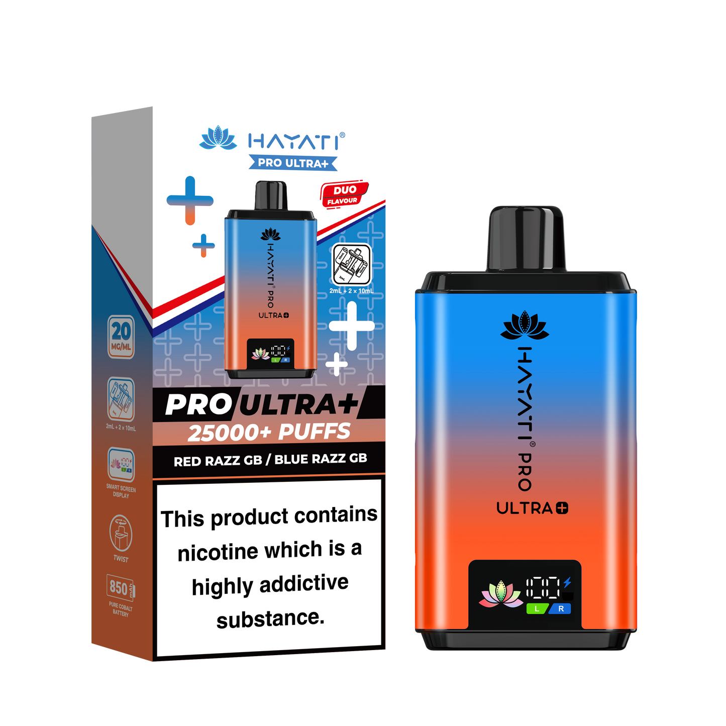 Hayati Pro Ultra Plus 25K Prefilled Vape Kit