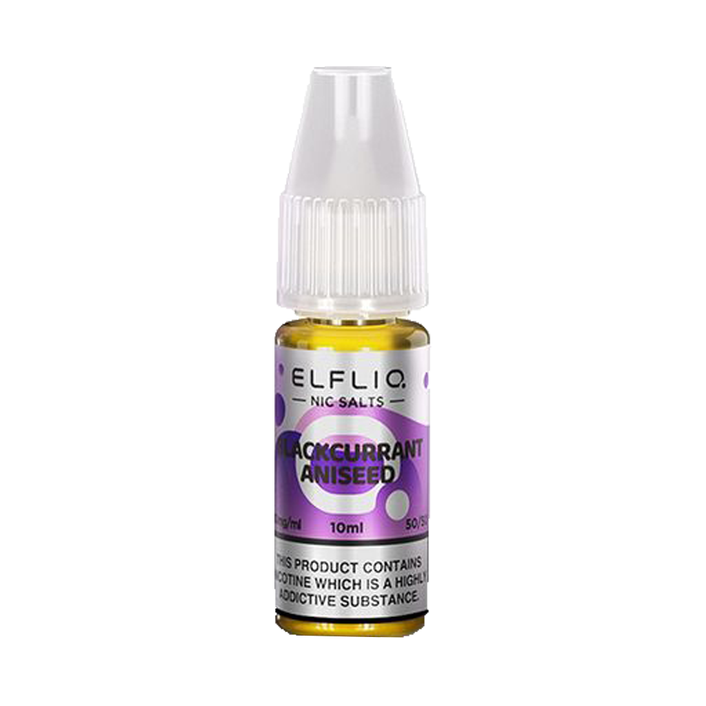 Elf Bar Elfliq Blackcurrant Aniseed Nic Salts 10ml | The Ace of Vapez Distro