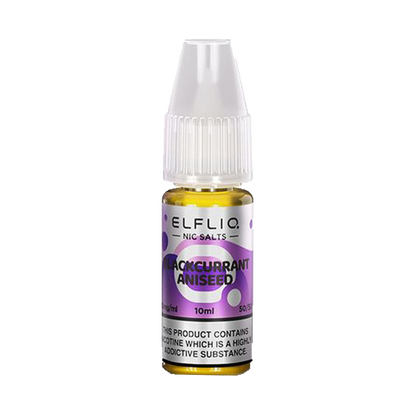 Elf Bar Elfliq Blackcurrant Aniseed Nic Salts 10ml | The Ace of Vapez Distro