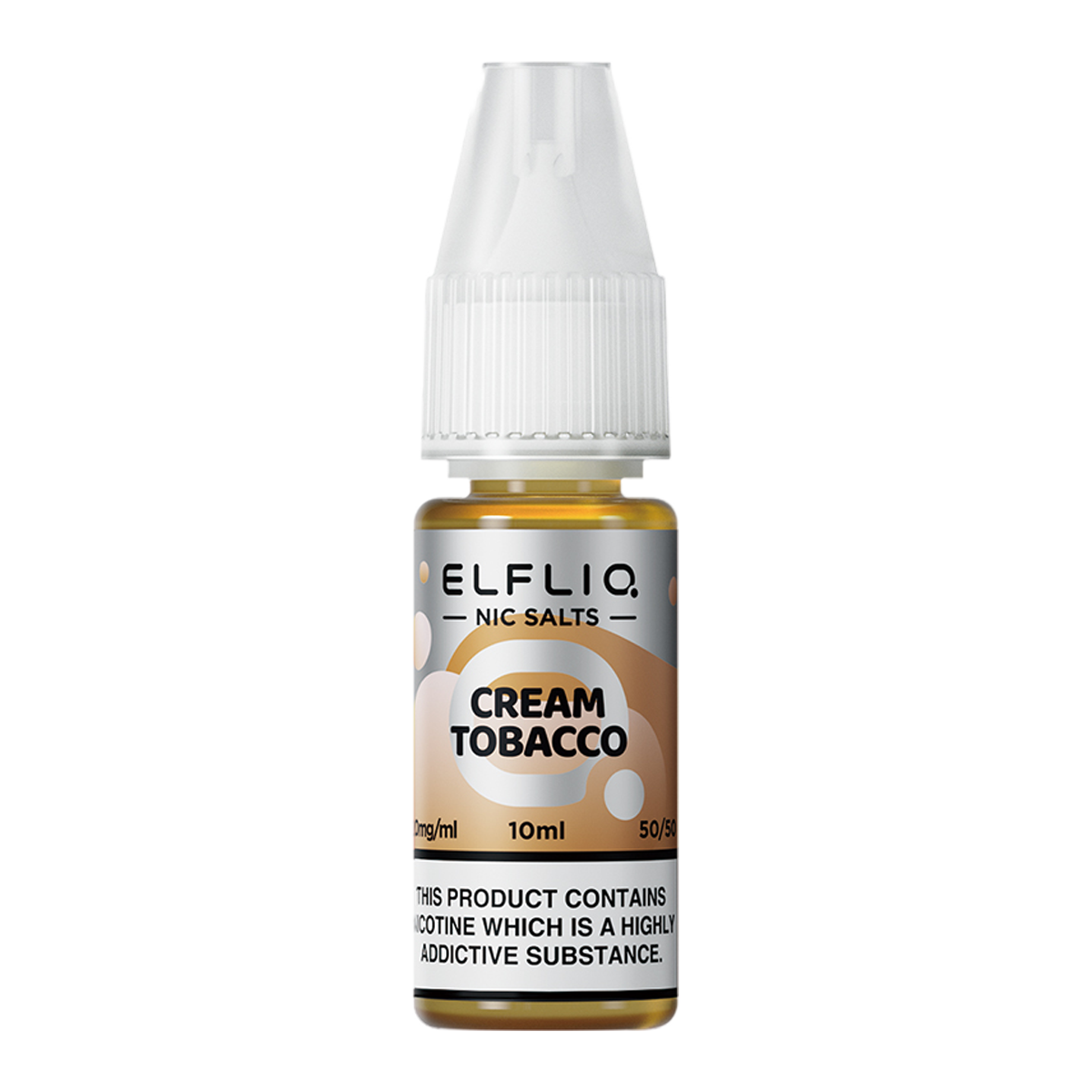 Elf Bar Elfliq Cream Tobacco Nic Salts 10ml  | The Ace of Vapez Distro