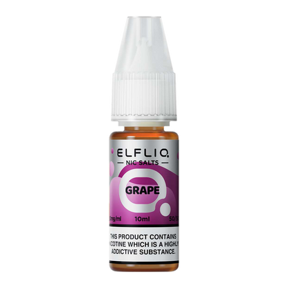 Elf Bar Elfliq Grape Nic Salts 10ml | The Ace of Vapez Distro