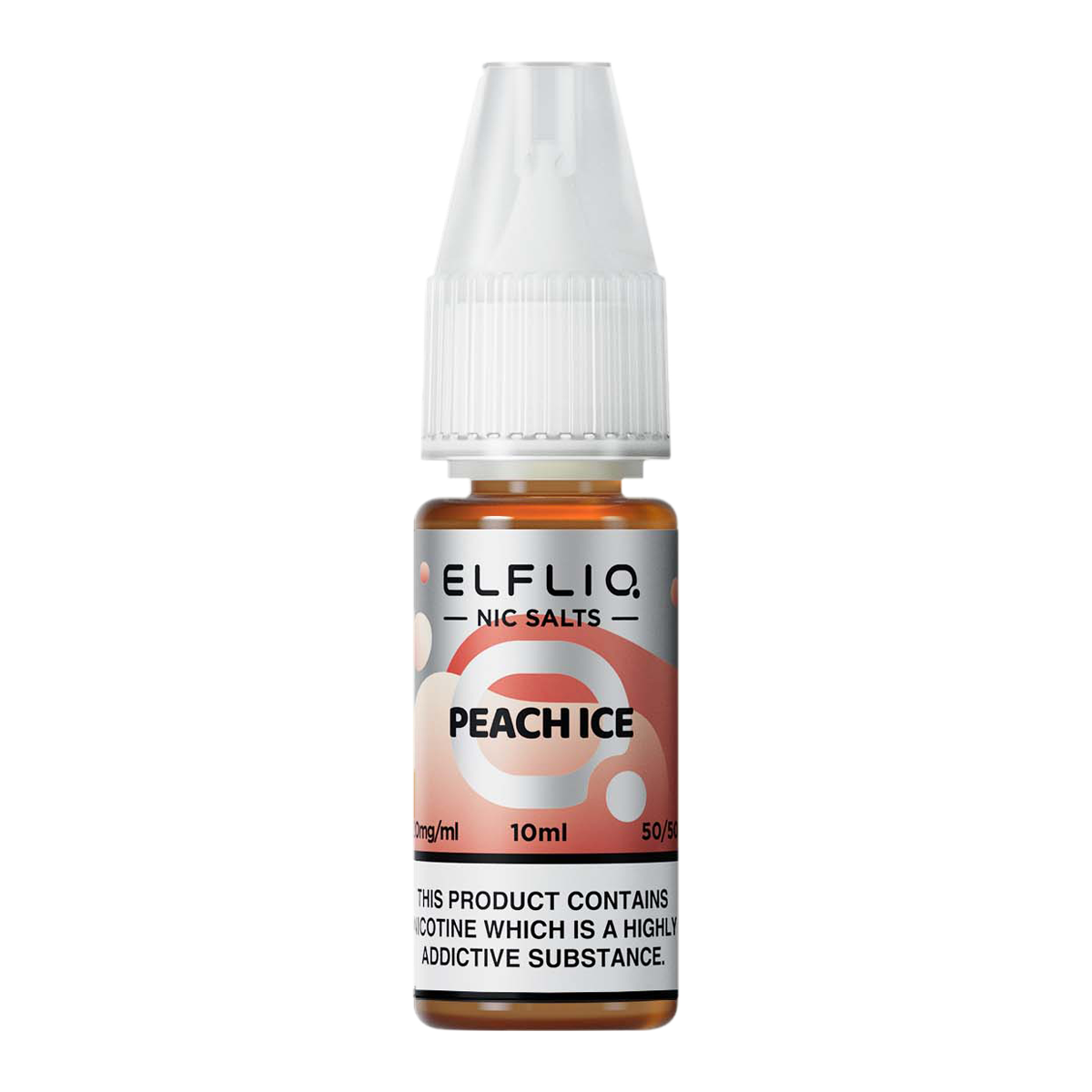 Elf Bar Elfliq Peach Ice Nic Salts 10ml | The Ace of Vapez Distro