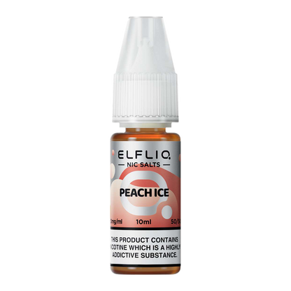 Elf Bar Elfliq Peach Ice Nic Salts 10ml | The Ace of Vapez Distro