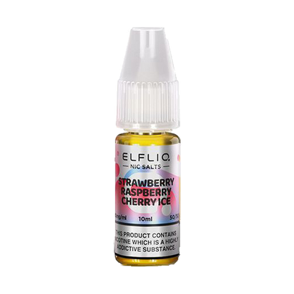 Elf Bar Elfliq Strawberry Raspberry Cherry Ice Nic Salts 10ml | The Ace of Vapez Distro